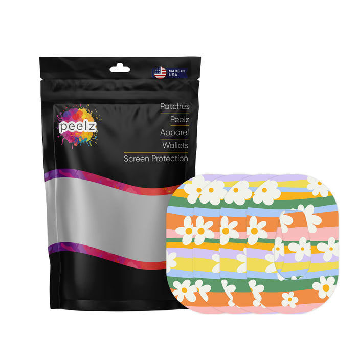 Floral Swirls Patch+ Tape Designed for the DEXCOM G6