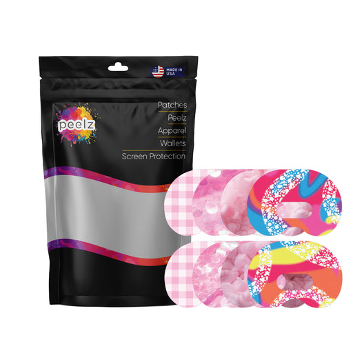 Pink Dream Variety Patch+ Medtronic CGM Tape - Pump Peelz