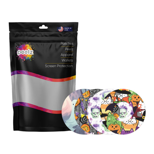 Cartoon Halloween Variety Patch Pro Tape Designed for the FreeStyle Libre 2 - Pump Peelz