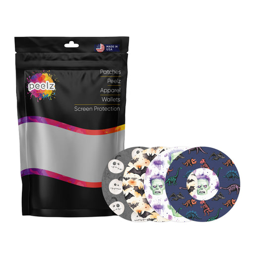 Boys Halloween Variety Patch Pro Tape Designed for the FreeStyle Libre 2 - Pump Peelz