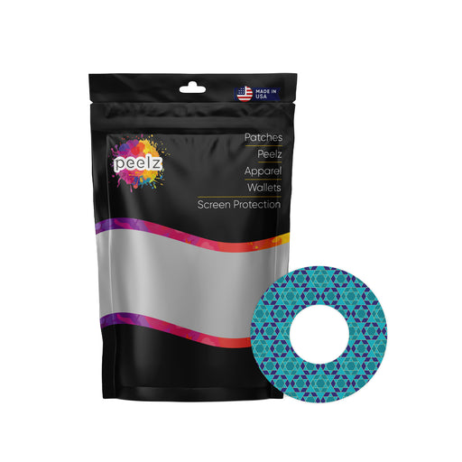 Holiday Stars Patch Pro Tape Designed for the FreeStyle Libre 2 - Pump Peelz