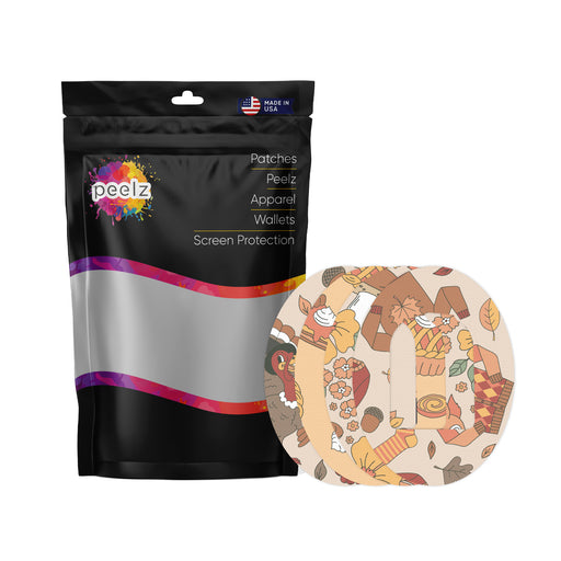 Thanksgiving Variety Pack Patch Pro Tape Designed for Omnipod - Pump Peelz