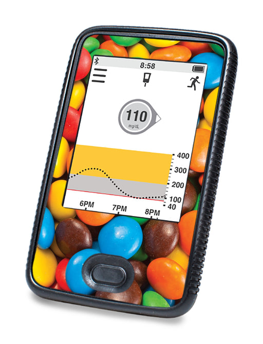 M&m Inspired For Dexcom G6© Touchscreen Receiver Peelz Continuous Glucose Monitor