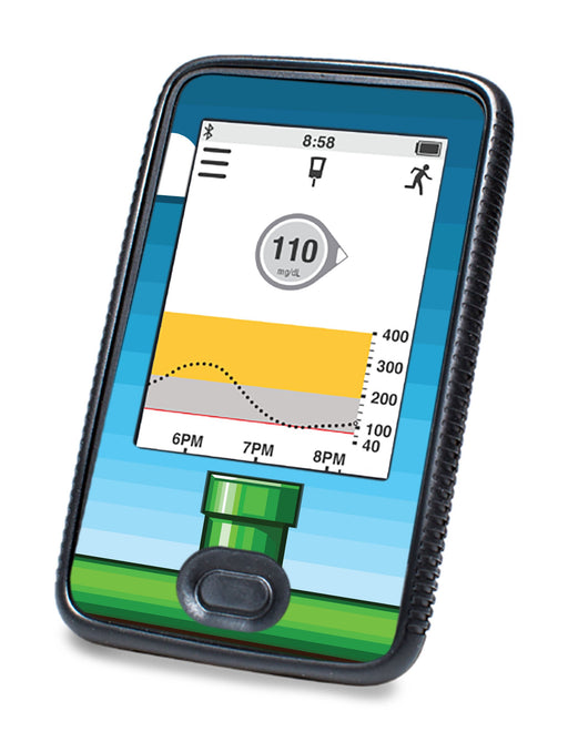 Mario Inspired For Dexcom G6© Touchscreen Receiver Peelz Continuous Glucose Monitor