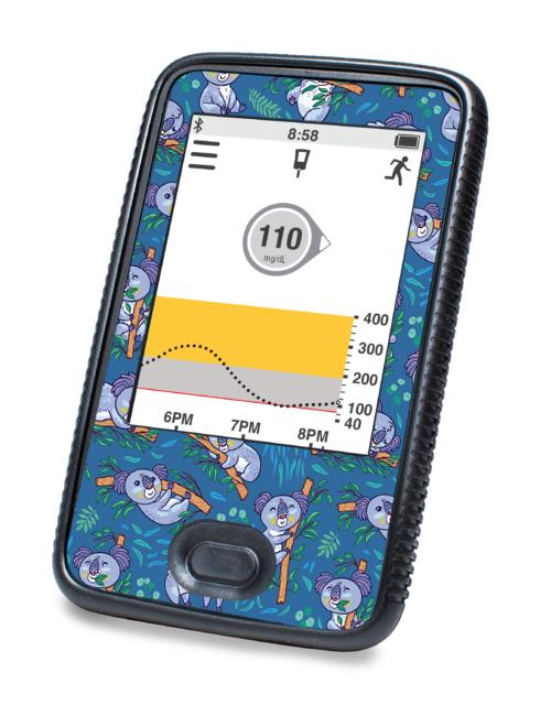 Koalas For Dexcom G6© Touchscreen Receiver Peelz Continuous Glucose Monitor