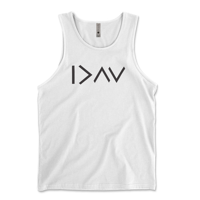 I Am Greater than My Highs and Lows Adult Tank Top - Pump Peelz