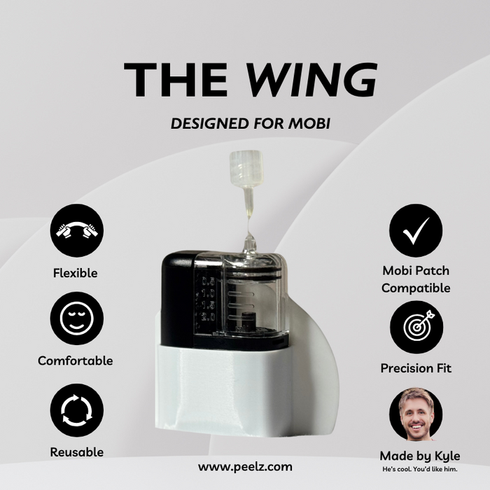 Introducing The Wing: The Best Wearable Case for Your Tandem Mobi Insulin Pump-Pump Peelz