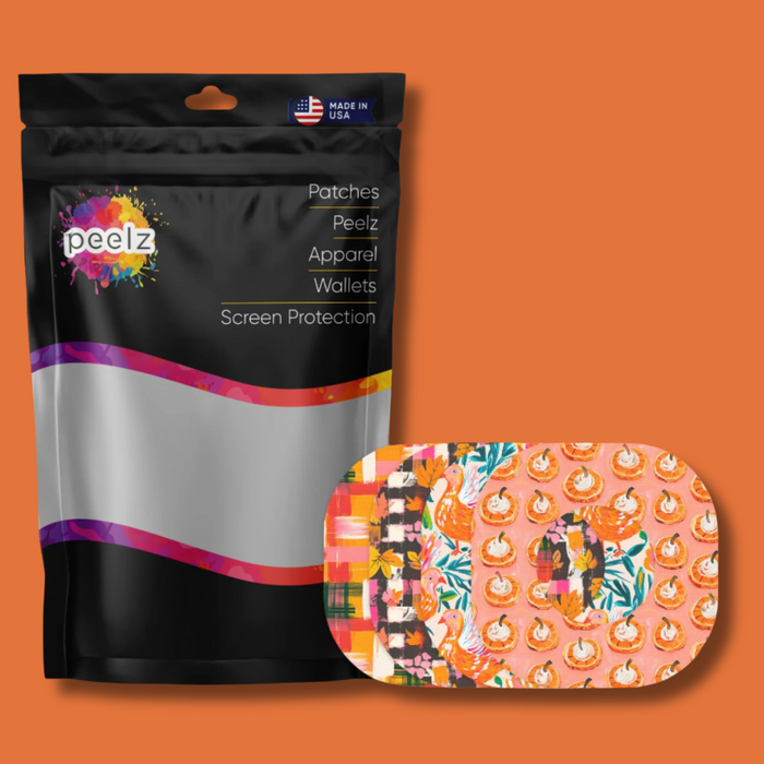 Introducing Pump Peelz New Floral and Thankful Variety Patch Packs: Secure Your Dexcom G7, Stelo, and Tandem Mobi with Style