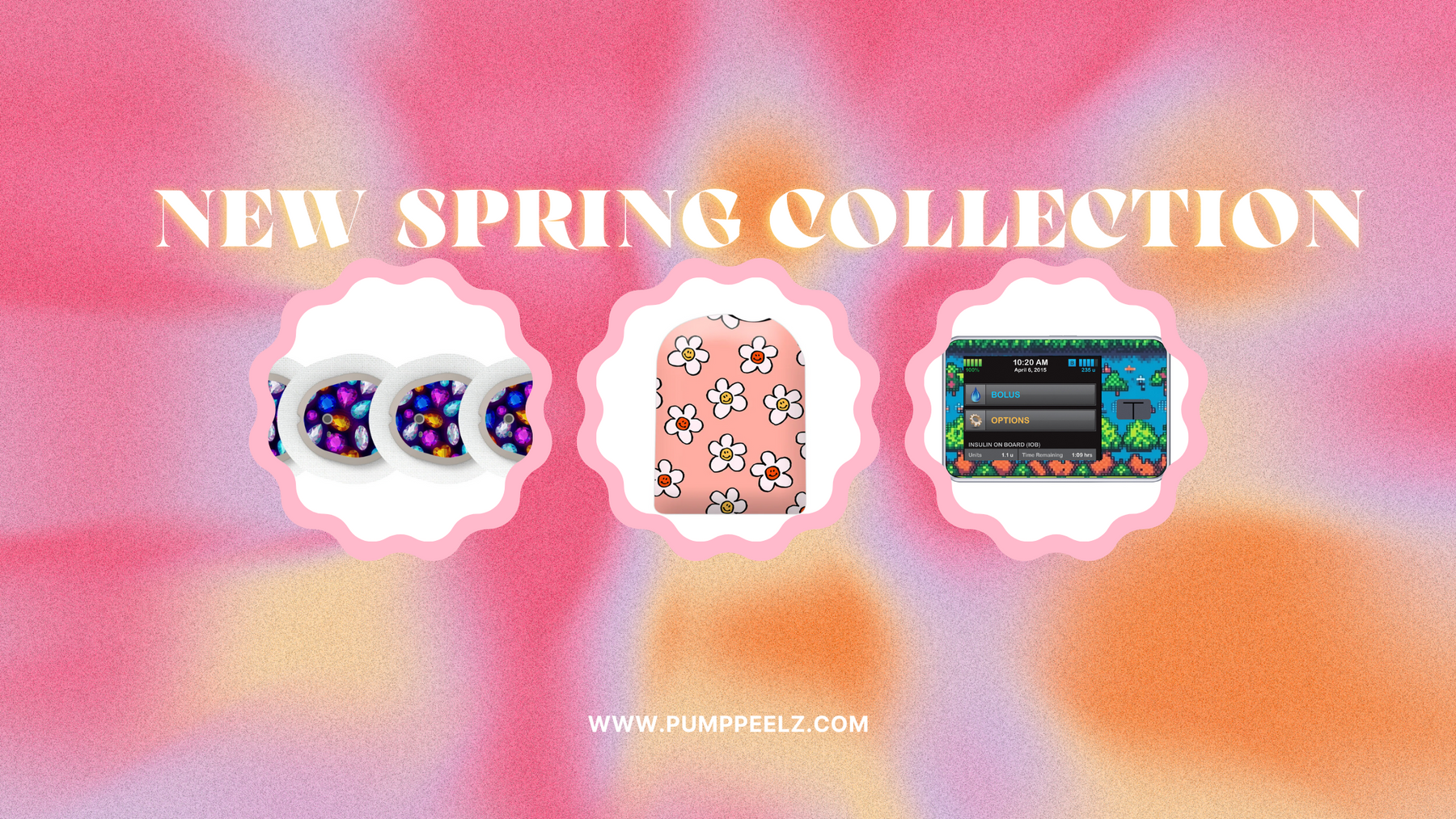 Discover the Best Spring-themed Patches for Dexcom and OmniPod from Pump Peelz