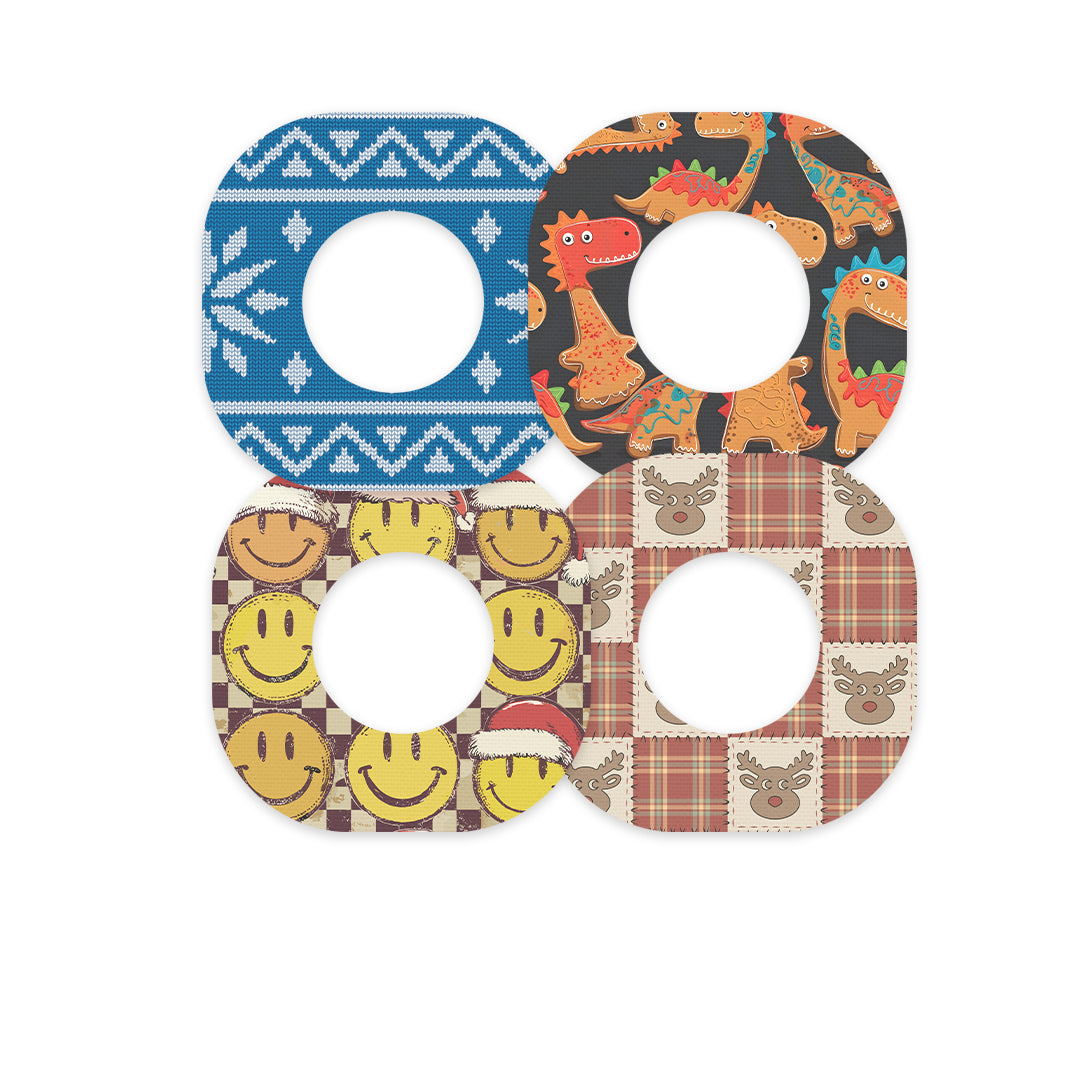 North Pole Crew Variety Dexcom G7 and Stelo Patch Tape - Pump Peelz