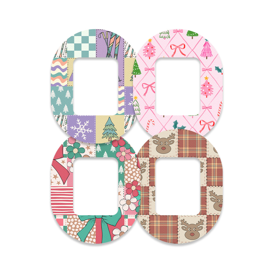 Holiday Patchwork Variety Pack for Tandem Mobi Patch Tape - Pump Peelz