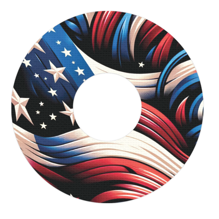 Patriotic Variety Pack Patch Patch Tape Designed for the FreeStyle Libre 3