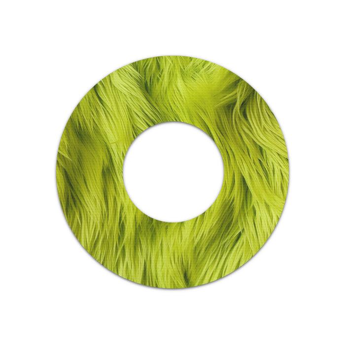 Green Fur Patch Tape Designed for the FreeStyle Libre 2