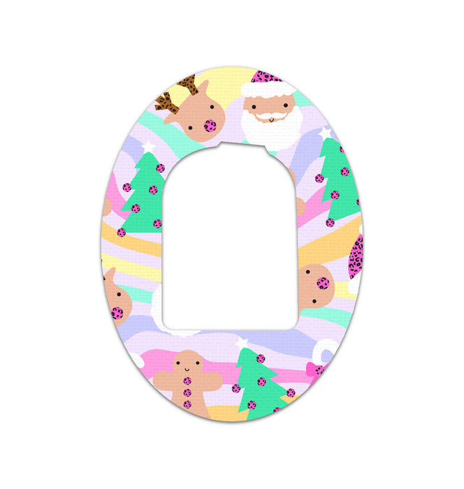 Christmas Pastel Patch Tape Designed for the Omnipod