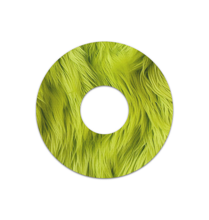 Green Fur Patch Tape Designed for the FreeStyle Libre 3