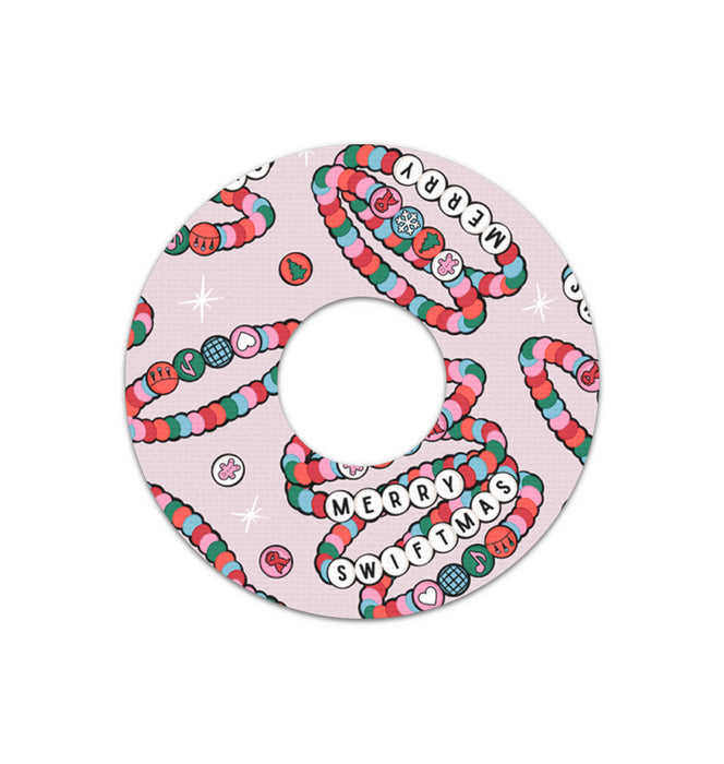 Merry Swiftmas Patch Tape Designed for the FreeStyle Libre 3