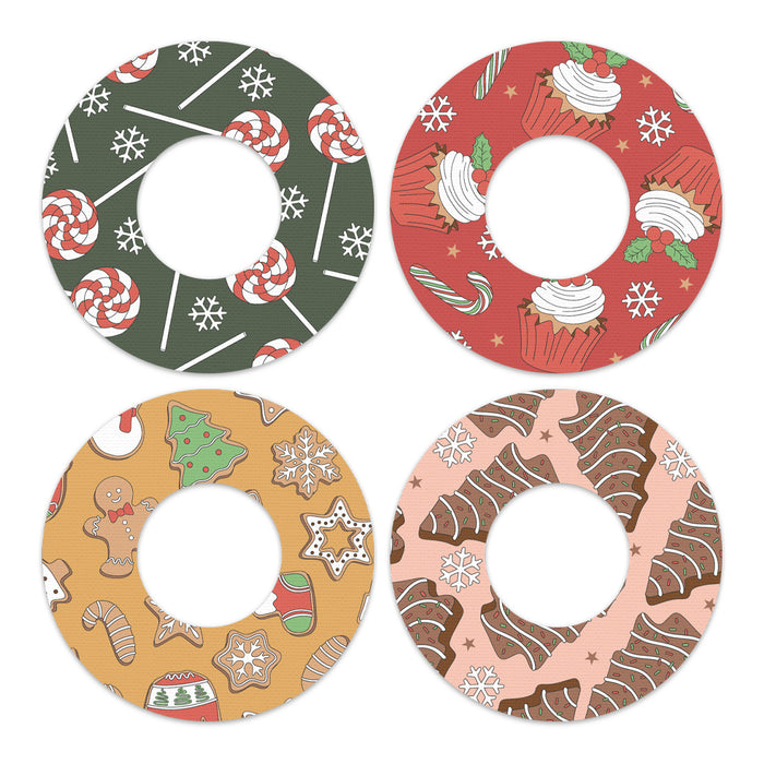 Christmas Treats Variety Patch Tape Designed for the FreeStyle Libre 2