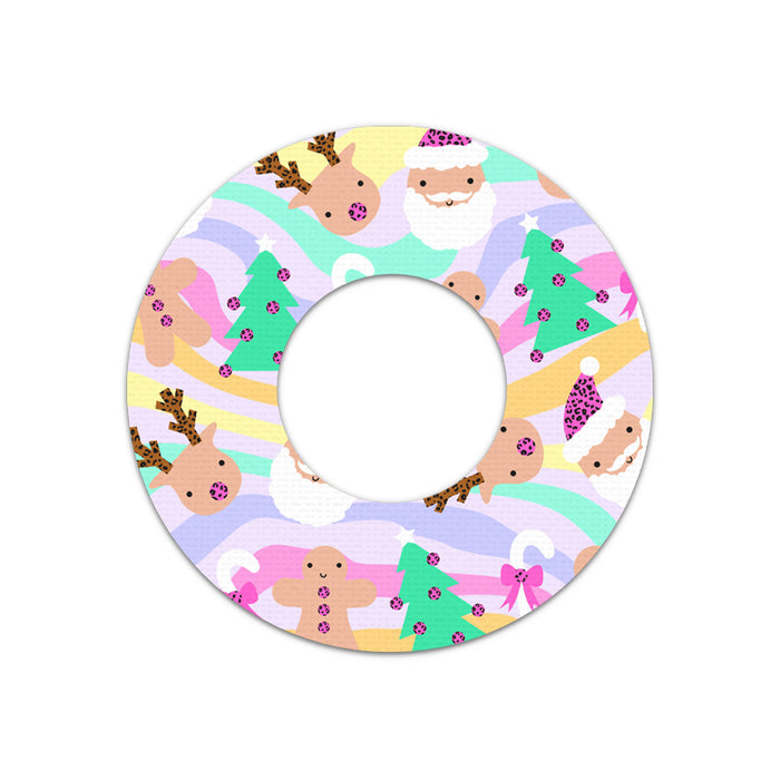 Christmas Pastel Patch Tape Designed for the FreeStyle Libre 2