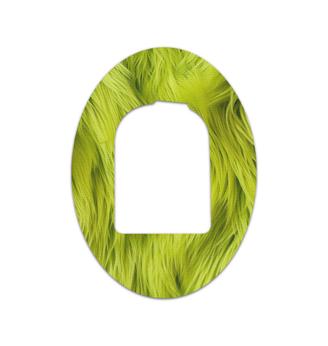 Green Fur Patch Tape Designed for the Omnipod