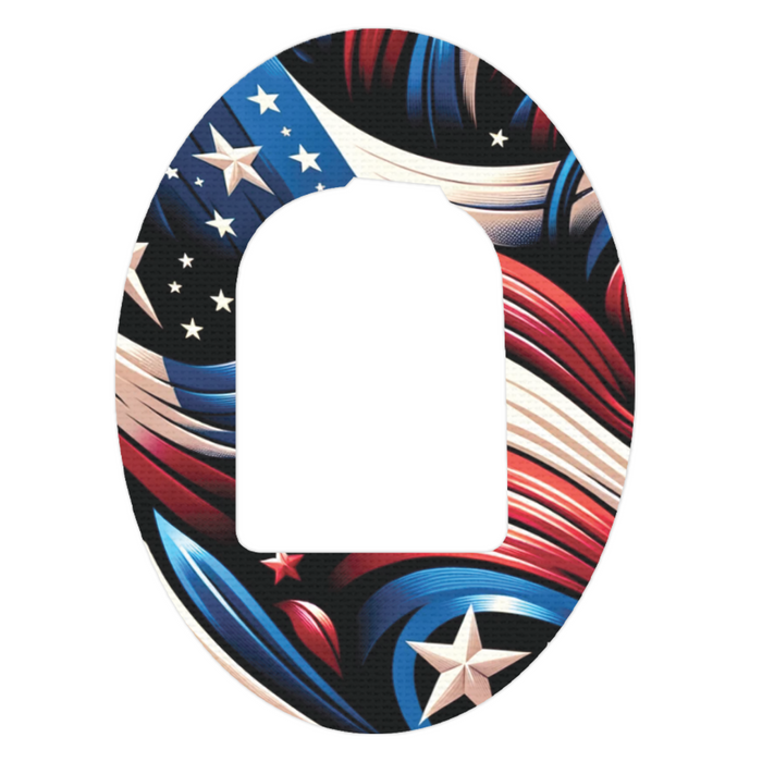 Patriotic Variety Pack Patch Patch Tape Designed for the Omnipod