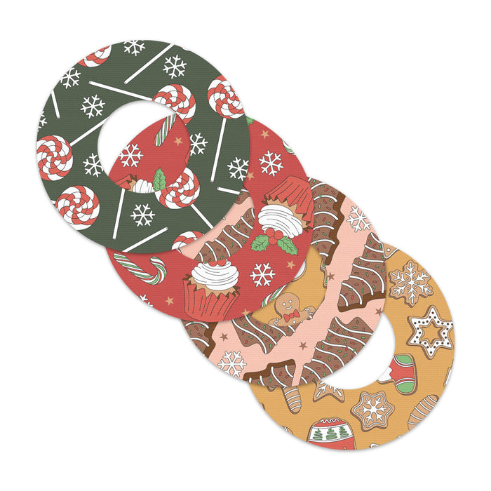 Christmas Treats Variety Patch Tape Designed for the FreeStyle Libre 2