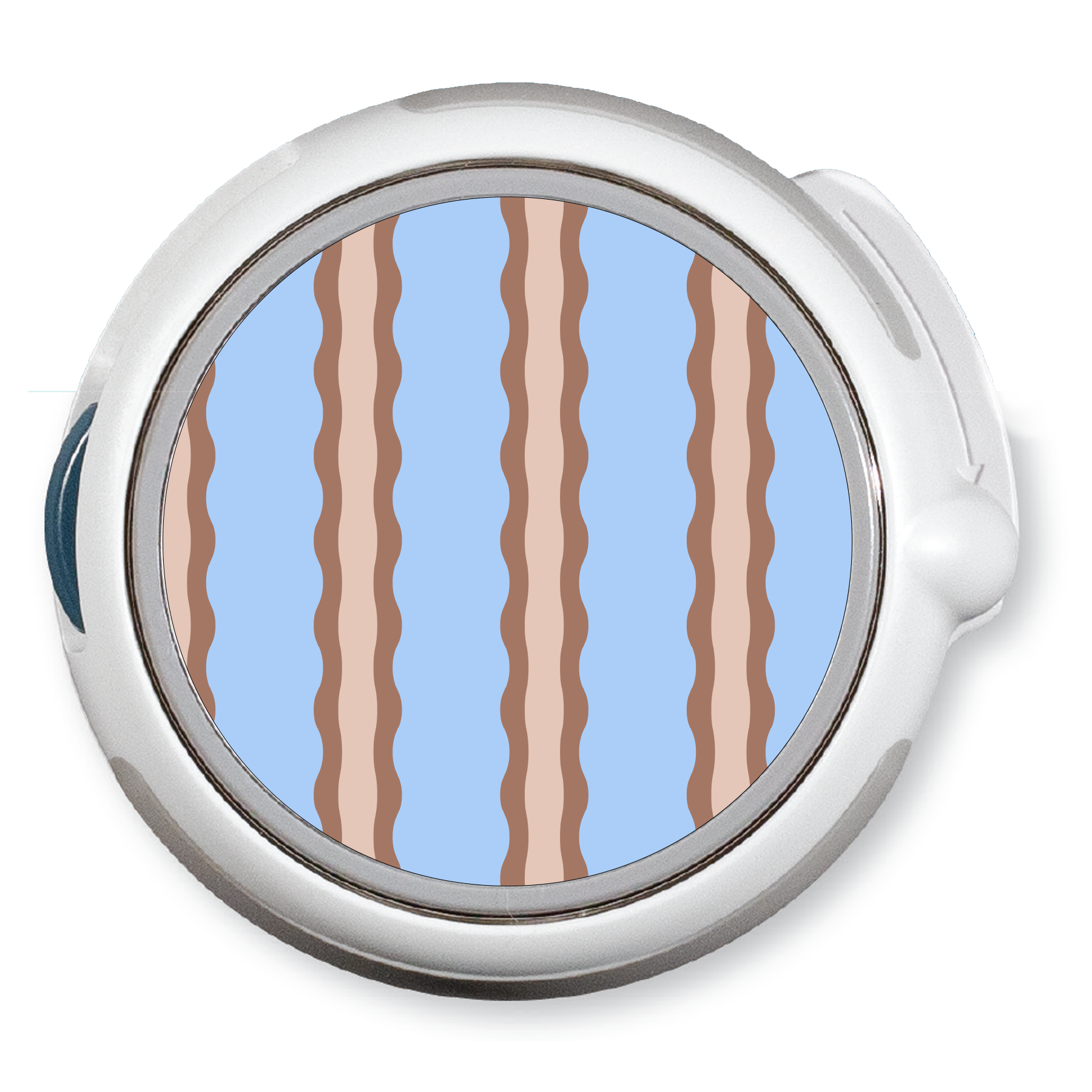 Boardwalk Waves twiist™ Automated Insulin Delivery System Stickers - Pump Peelz