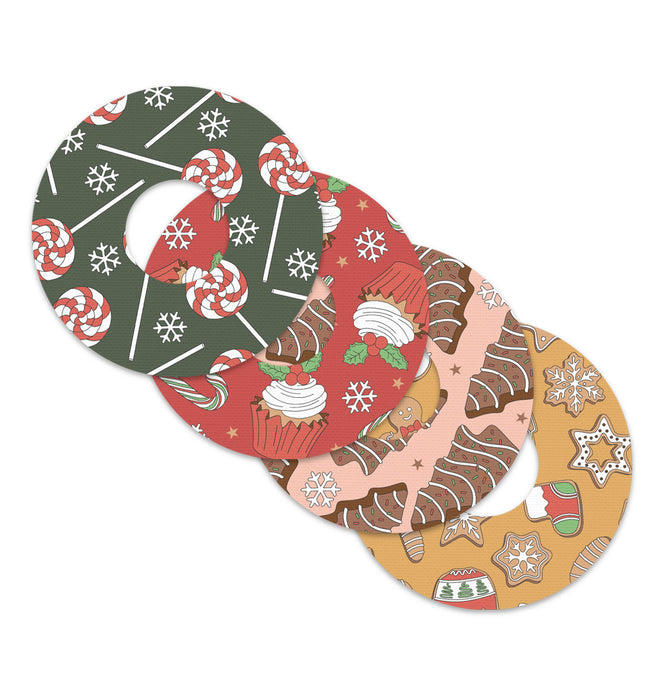 Christmas Treats Variety Patch Tape Designed for the FreeStyle Libre 3