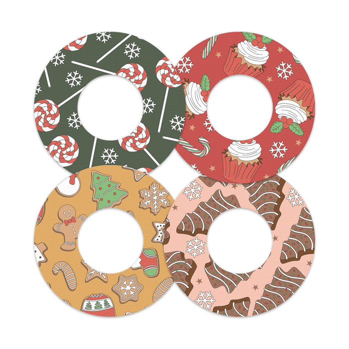 Christmas Treats Variety Patch Tape Designed for the FreeStyle Libre 2