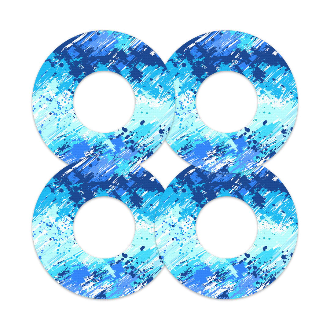 Beta Blue Freestyle Libre 2 Patch Tape - Pump Peelz