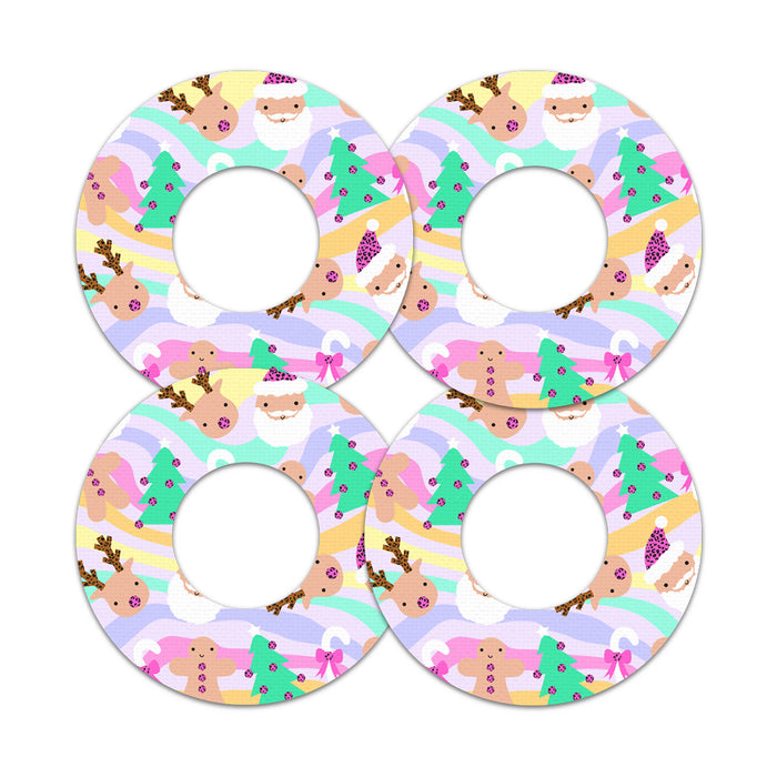 Christmas Pastel Patch Tape Designed for the FreeStyle Libre 2