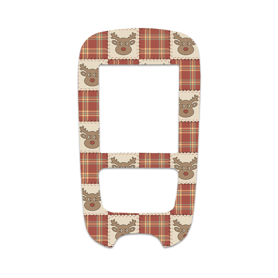 Rustic Reindeer Accu-Chek Guide Glucometer Sticker - Pump Peelz