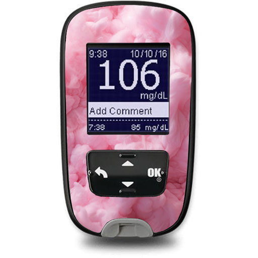 Cotton Candy Sticker for the Accu-Chek Guide Glucometer - Pump Peelz