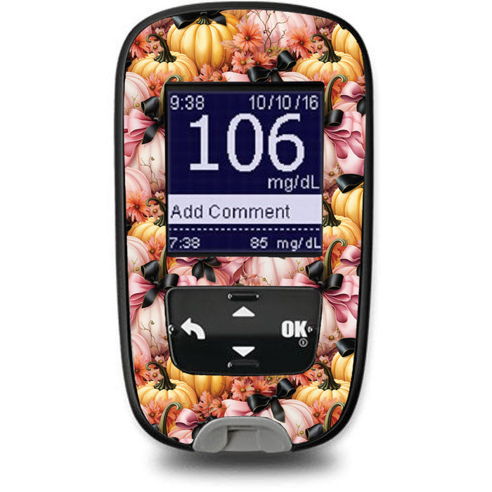 Patterned Pumpkins for the Accu-Chek Guide Glucometer