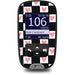 Checkered Hearts Sticker for the Accu-Chek Guide Glucometer - Pump Peelz