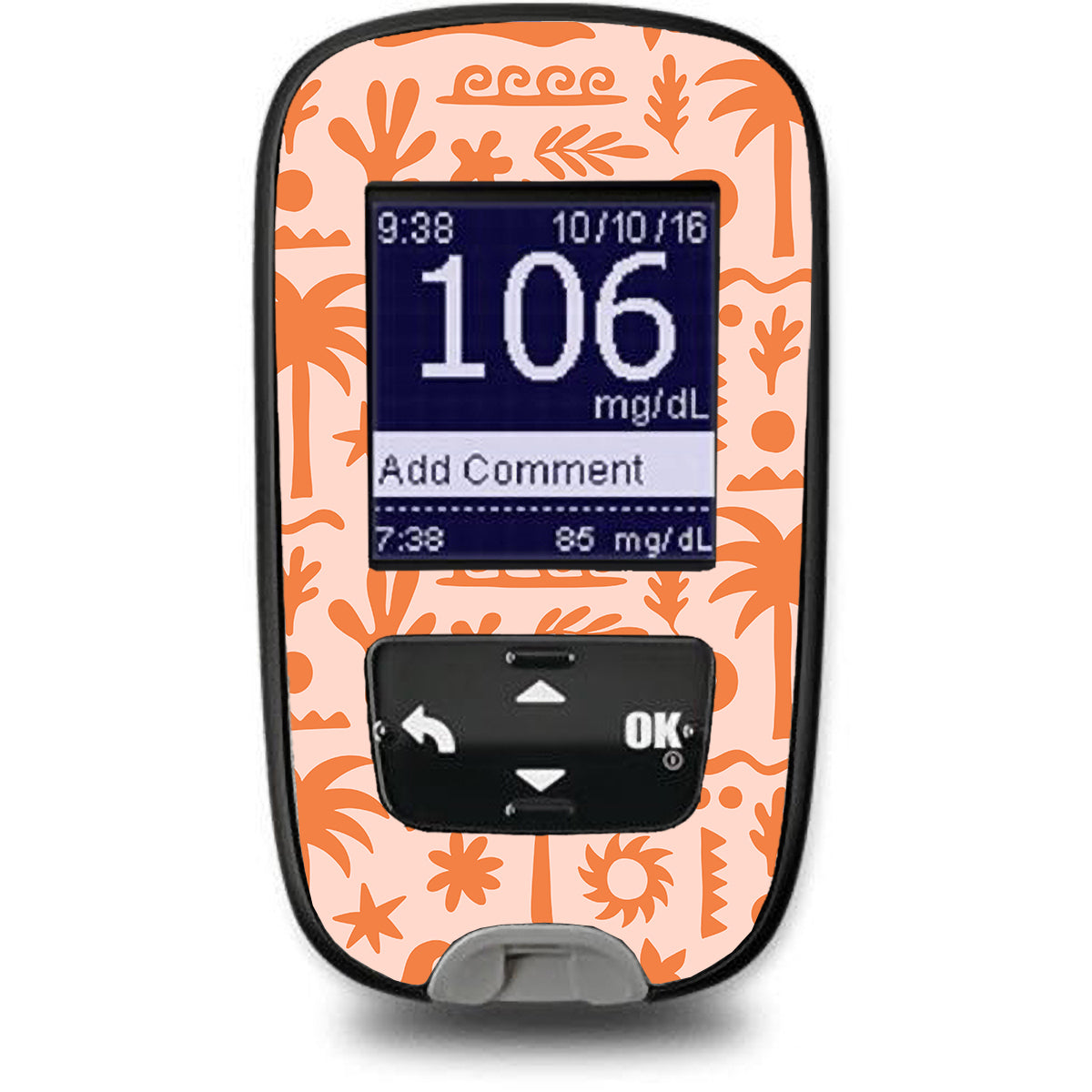 Terracotta Tides Accu-Chek Guide Glucometer Sticker - Pump Peelz