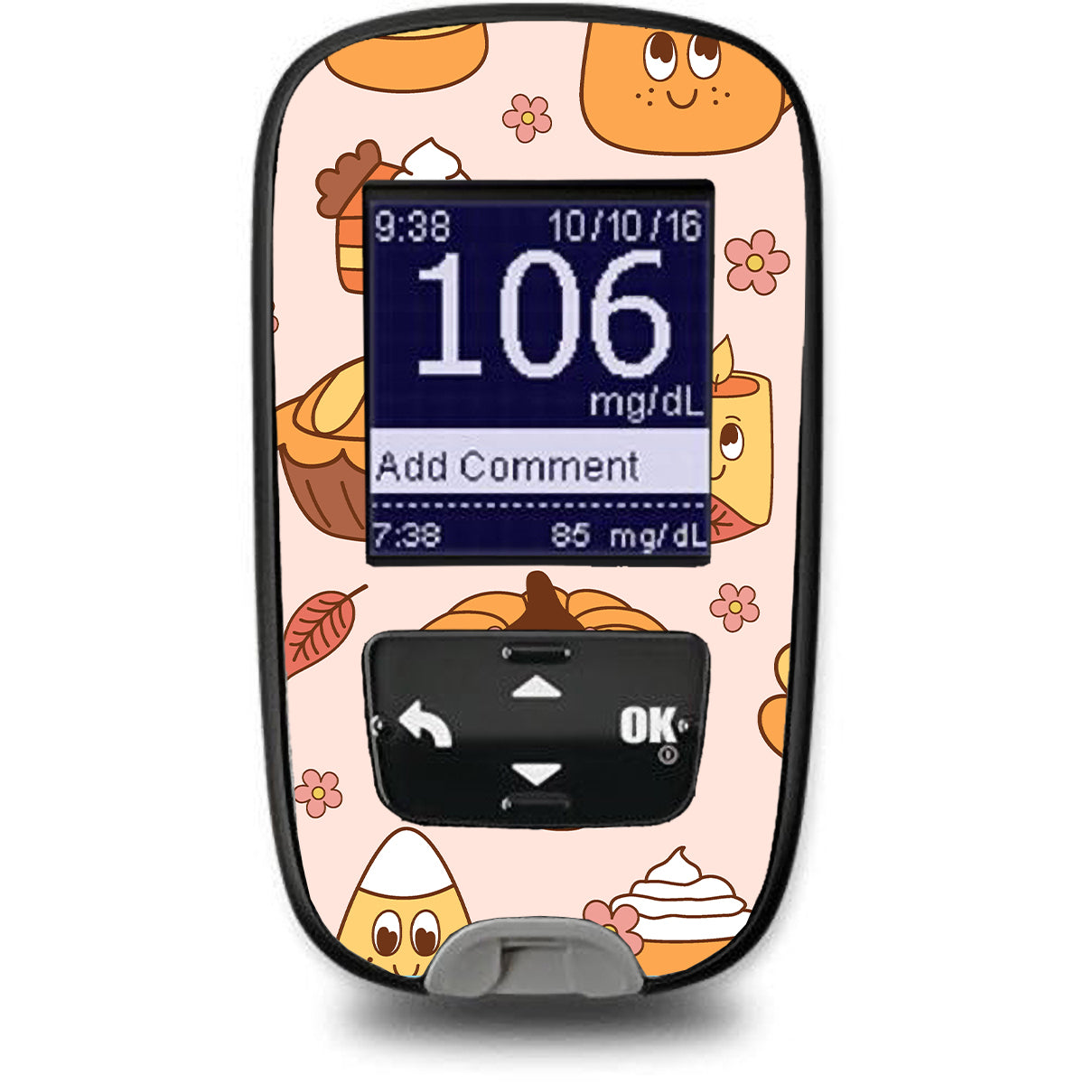 Cozy Harvest Accu-Chek Guide Glucometer Sticker - Pump Peelz