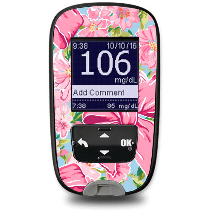 Blossom Bows Sticker for the Accu-Chek Guide Glucometer