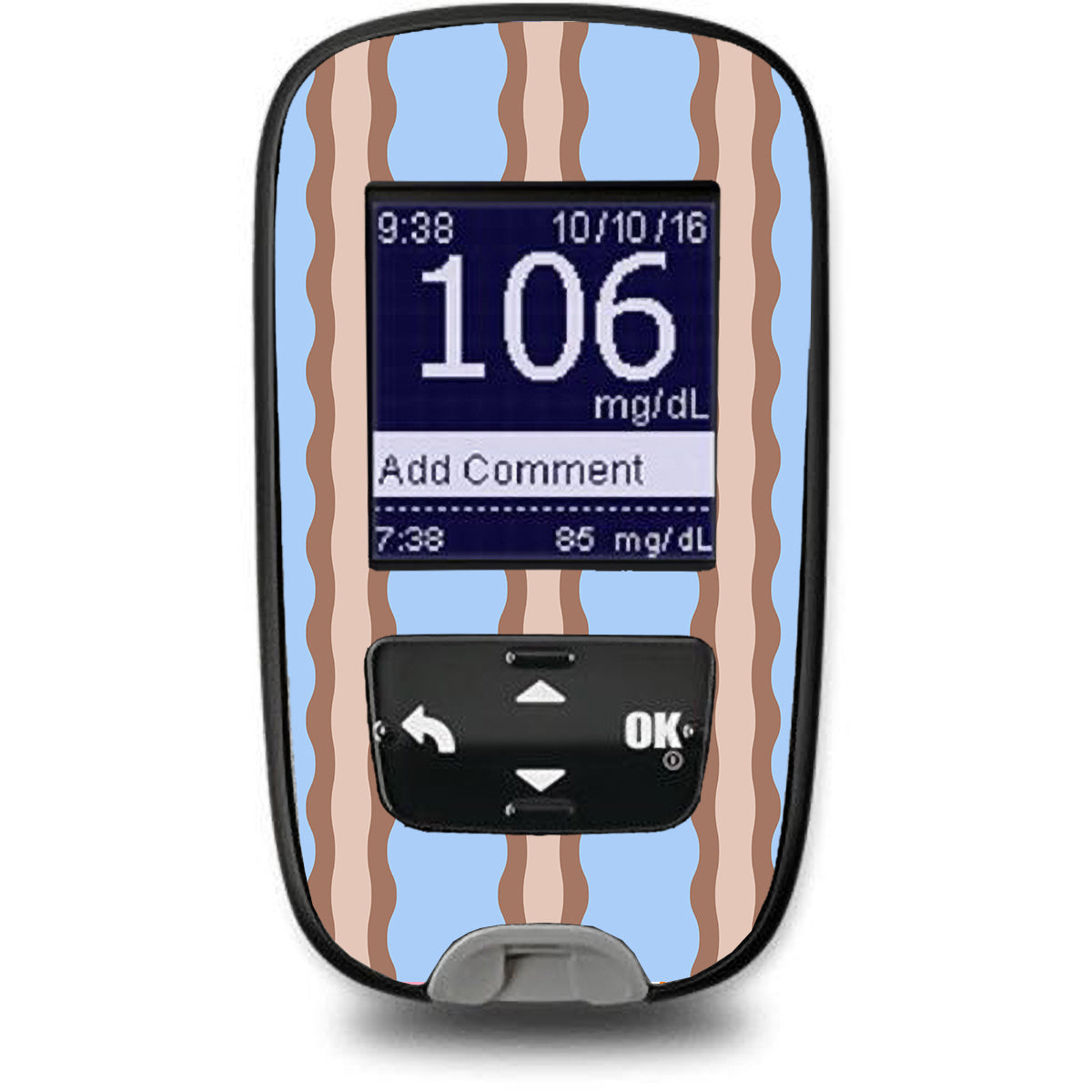 Boardwalk Waves Accu-Chek Guide Glucometer Sticker - Pump Peelz
