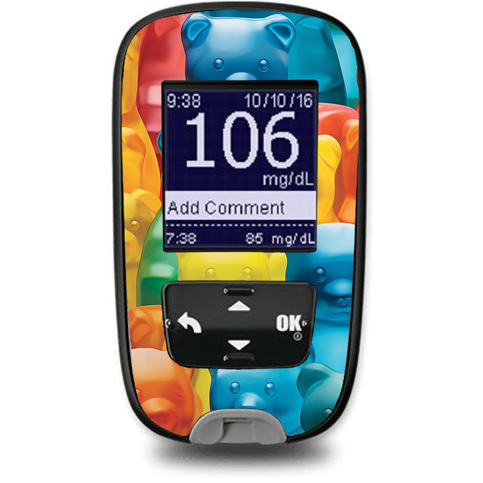 Candy Bears Sticker for the Accu-Chek Guide Glucometer