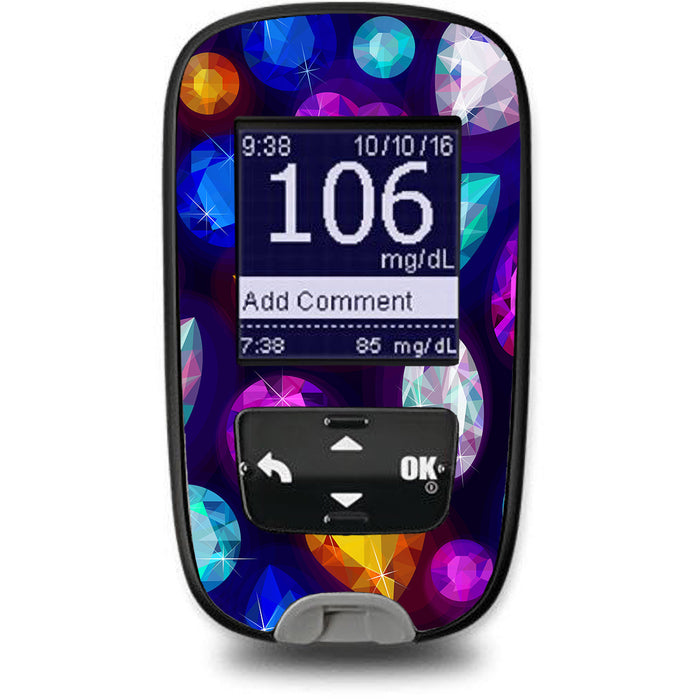 Bejeweled Sticker for the Accu-Chek Guide Glucometer