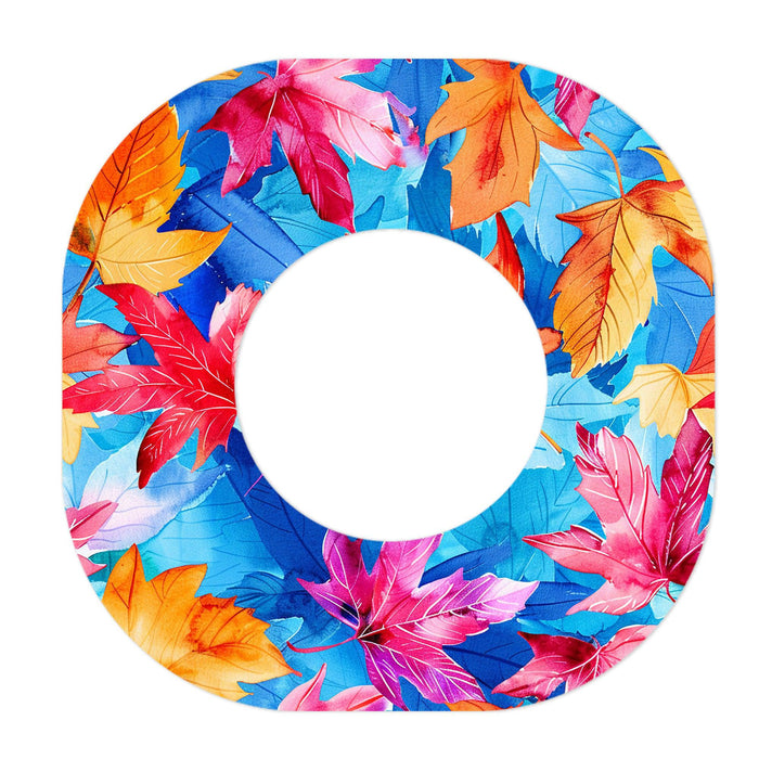 Autumn Leaves Patch Tape Designed for the DEXCOM G7-Pump Peelz