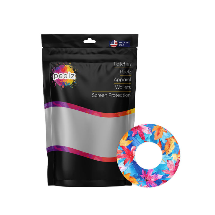 Autumn Leaves Patch Tape Designed for the FreeStyle Libre 2-Pump Peelz