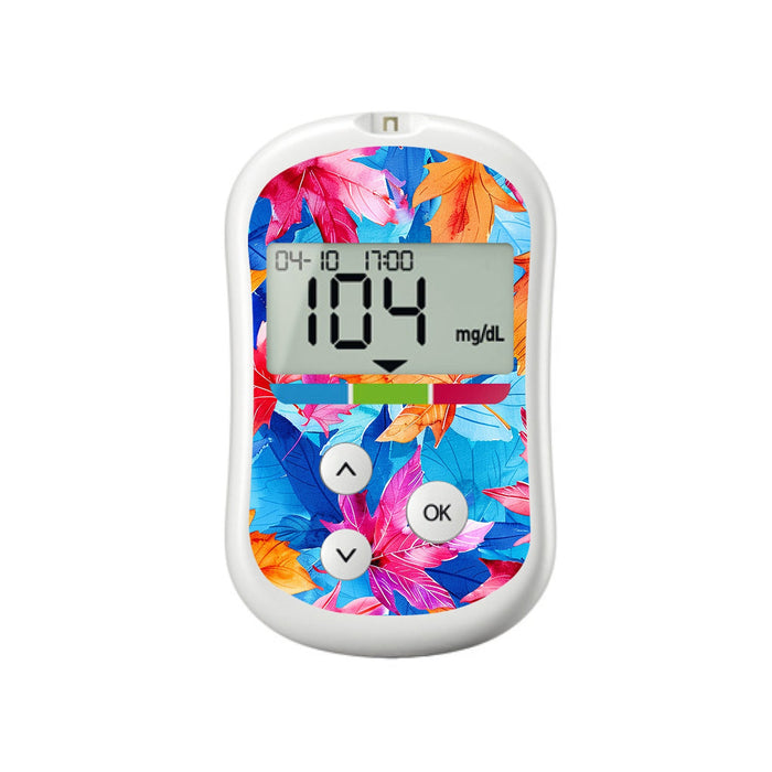 Autumn Leaves for OneTouch Verio Flex Glucometer-Pump Peelz