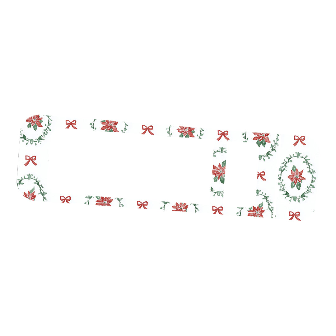 Poinsettia Parade Bayer Contour Next Glucometer Sticker - Pump Peelz