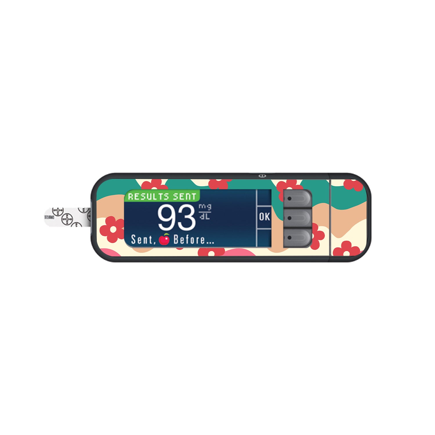 Retro Noel Bayer Contour Next Glucometer Sticker - Pump Peelz