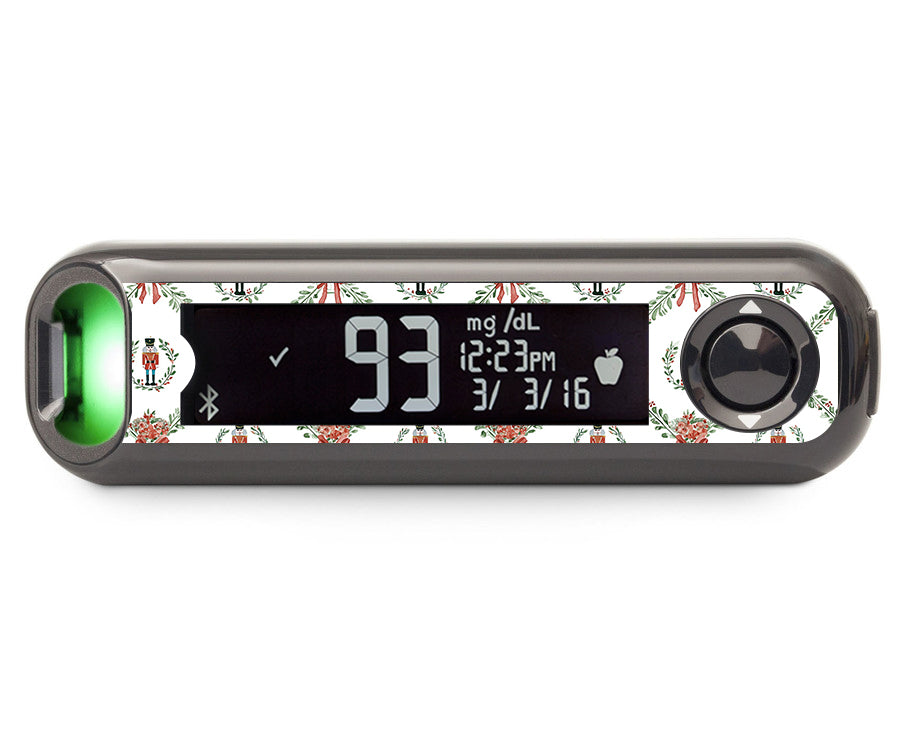 Nutcracker Noel Bayer Contour© Next One Glucometer Sticker - Pump Peelz
