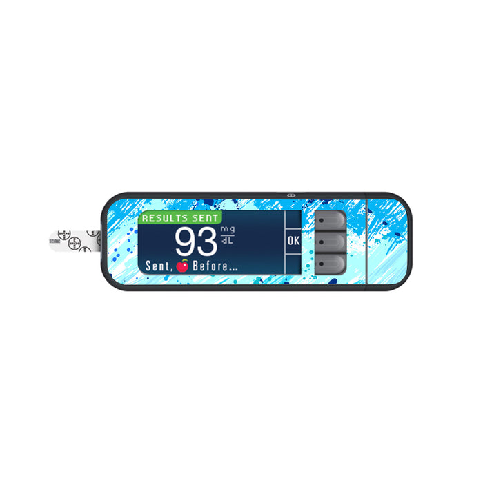 Beta Blue Sticker for Bayer Contour Next Glucometer