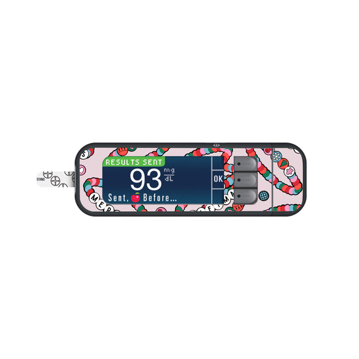 Merry Swiftmas Sticker for Bayer Contour Next Glucometer