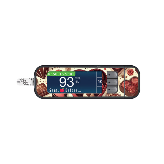 Chocolate Love Sticker for Bayer Contour Next Glucometer