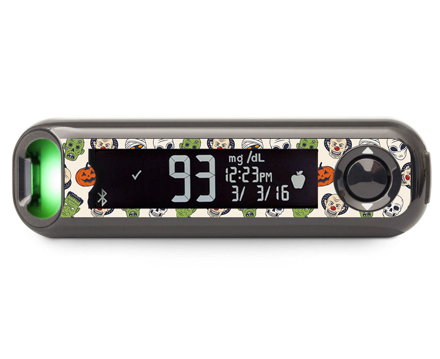 Monster Mash Bayer Contour© Next One Glucometer Sticker - Pump Peelz